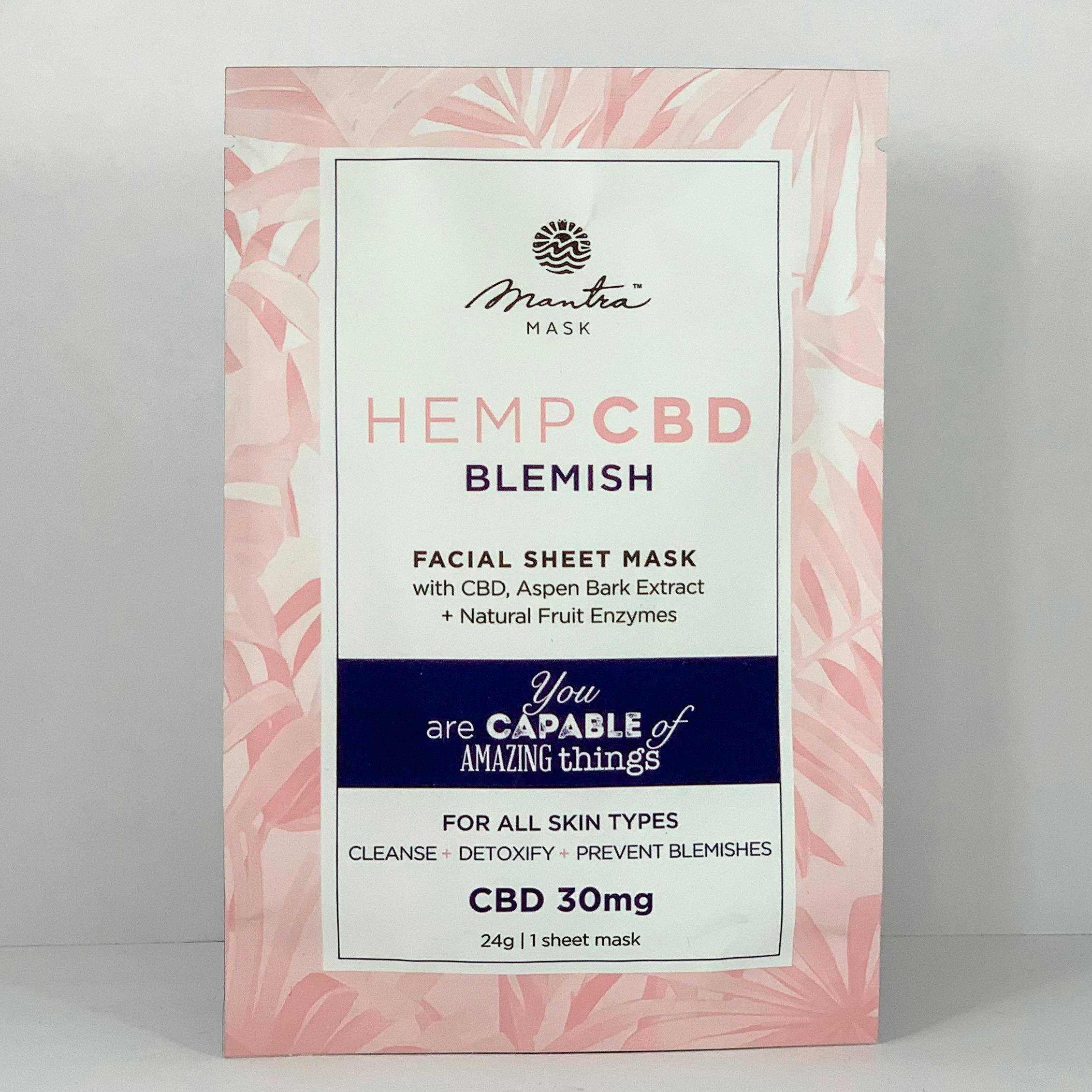 CBD Blemish Sheet Mask